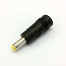 DC 5.5MM x 2.1MM to 5.5MM x 2.5MM STRAIGHT CONNECTOR ADAPTER - YELLOW SPRING TIP