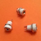 PLUGZ2GO 3.5MM x 1.3MM WHITE PANEL CHASSIS MOUNT DC SOCKET