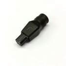 DC ROUND 5.5MM x 2.1MM to 3 PIN DELL U SHAPE TYPE CONNECTOR ADAPTER