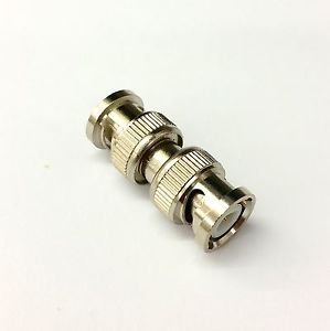 BNC MALE/MALE PLUG CONNECTOR ADAPTER - CONNECT FEMALE/FEMALE BNC for CCTV