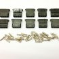 PK OF 10 - FEMALE 4 PIN MOLEX PC PSU POWER SUPPLY CONNECTOR - BLACK INC PINS