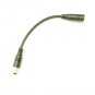 DC POWER ADAPTER CABLE 2.1MM x 5.5MM FEMALE to 2.5MM x 5.5MM MALE - 12CM