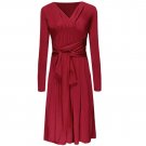 Elegant Long Sleeve Casual Dress