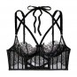 women sexy lace eyelash see through mature bra