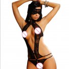 hot sales sexy woman mature black lace  teddies lingerie