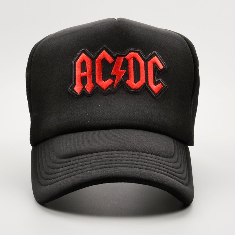 Unisex Trucker Mesh Caps ACDC Band Rock Fans Cap AC/DC Rock Band Rock ...
