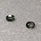 Green Sapphire 4x3mm Oval