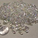 Lot of Plastic Aurora Borealis Teardrop Beads