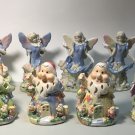 Lot of Nine Glass Figurines
