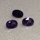 7x5mm Oval Purple Cz