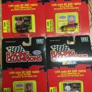 Lot of (4) 1997 Racing Champions 1:144 Scale Die Cast Replicas
