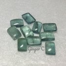 Chrome Fluorite 5x3mm Octagon Cab