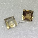 Citrine 4mm Princess Cut