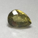 18x13mm Checker Pearshape Prasiolite 14.15ct
