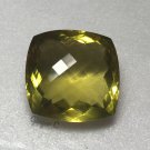 20mm Cushion Checker Prasiolite 31.40ct