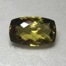 29x15mm Long Cushion Checker Prasiolite 30.05ct