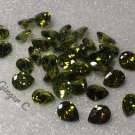 Green Zircon 5x4mm Pearshape