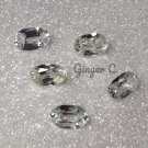 White Zircon 4.5x3mm Oval