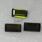 Green Tourmaline 6x4mm Emerald Cut