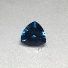 London Blue Topaz 9mm Trillion Quantum Cut 2.45ct