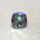 Mercury Mist Topaz 10mm Cushion Cut 5.05ct