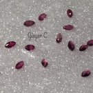 Ruby 2x1mm Marquise