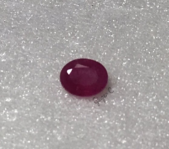 Ruby 5x4mm Oval .45ct