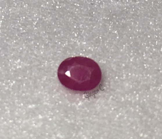 Ruby 5x4mm Oval .40ct