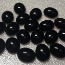 10x8mm Oval Black Onyx
