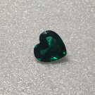 Manmade Emerald 9mm Heart 1.7ct