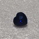 Manmade Blue Sapphire 8mm Heartshape 2.35ct