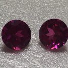 Manmade Pink Sapphire 10mm Round