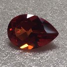 Lab Created Padparadscha Sapphire 15x10mm Pearshape 7.40ct