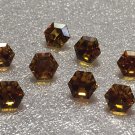 Lab Created Golden Sapphire 5mm Hexagon