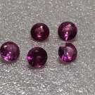 Manmade Pink Sapphire 5mm Round