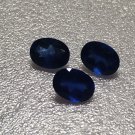 Blue Spinel Manmade 8x6mm Oval
