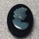 Carved Opal on Black Onyx 14x10mm Oval 2.75ct