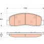 True Ceramic Top Quality Low Dust Brake Pads Fits Mercury Ford - Rear - CRD1069A