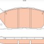 True Ceramic Top Quality Low Dust Brake Pads fits Toyota Camry - Front - CRD1293