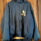 Notre Dame vintage hooded winter starter FANS Gear jacket marked US size L large