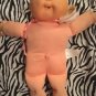 Cabbage Patch Doll 1985 Bald Baby Brown Eyes Pacifier Mouth Dimples Coleco