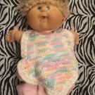 Cabbage Patch Doll 2005 Blond Hair Blue Eyes Curly Girl Pacifier Mouth