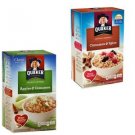 Quaker Apples & Cinnamon & Spice Instant Oatmeal Hot Cereal 20 Packs Individual