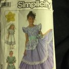 Simplicity Pattern 8520 Girls Dress Size 7 Made In Heaven Frilly Easter