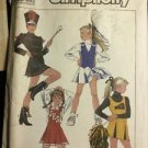 Simplicity Pattern 8786 Girls Dress Size 12 Vtg Cheer Majorette Costume