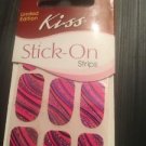 Kiss Nails Stick On Nail Strips Appliqués 58962 Horse Party Fuchsia Sparkle