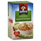Quaker oatmeal Apple Cinnamon Instant Hot Cereal 10 Packs 1.51 Oz Individual