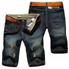 Mens Knee Lenght Denim Shorts