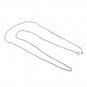 2mm Square Link Chain 925 Sterling Silver Necklace Black Oxidized