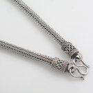 5mm Naga Tulang Braid Bali 925 Sterling Silver Chain Necklace Men's